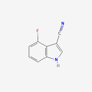 4-Fluoro-1H-indole-3-carbonitrile