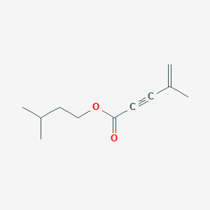 molecular formula C11H16O2 B14438273 3-Methylbutyl 4-methylpent-4-en-2-ynoate CAS No. 80220-86-6