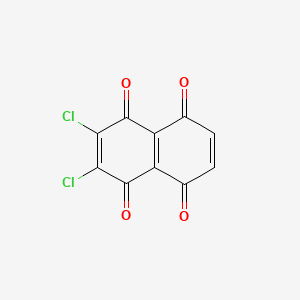 molecular formula C10H2Cl2O4 B14438280 2,3-Dichloro-1,4,5,8-naphthalenetetrone CAS No. 78456-63-0
