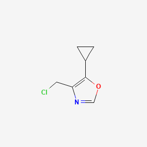 4-(Chloromethyl)-5-cyclopropyl-1,3-oxazole