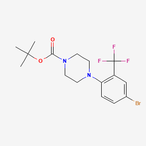 tert-Butyl 4-(4-bromo-2-(trifluoromethyl)-phenyl)piperazine-1-carboxylate