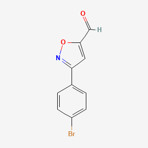 3-(4-Bromophenyl)isoxazole-5-carboxaldehyde