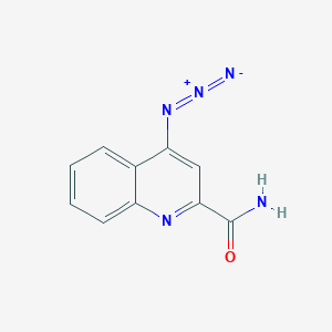 molecular formula C10H7N5O B14438588 4-Azidoquinoline-2-carboxamide CAS No. 74227-73-9