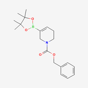 benzyl 3-(4,4,5,5-tetramethyl-1,3,2-dioxaborolan-2-yl)-5,6-dihydropyridine-1(2H)-carboxylate