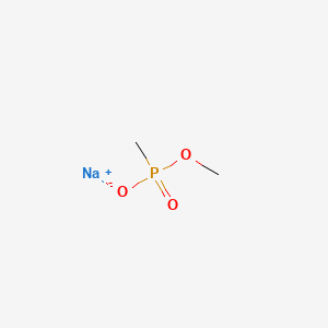 molecular formula C2H6NaO3P B14438603 Sodium methyl methylphosphonate CAS No. 73750-69-3