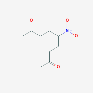 molecular formula C9H15NO4 B14438641 5-Nitrononane-2,8-dione CAS No. 78735-42-9