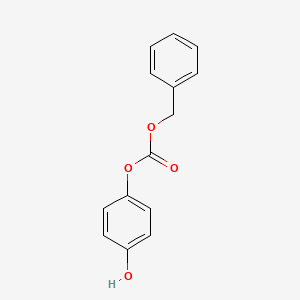 molecular formula C14H12O4 B14438654 Benzyl 4-hydroxyphenyl carbonate CAS No. 74206-92-1