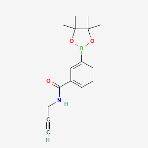 N-(prop-2-yn-1-yl)-3-(tetramethyl-1,3,2-dioxaborolan-2-yl)benzamide