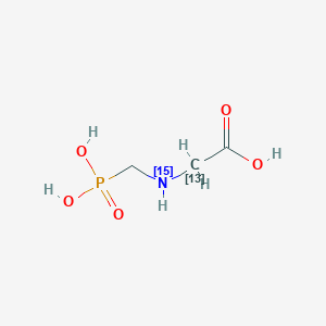 molecular formula C3H8NO5P B1443869 Glyphosate-13C,15N CAS No. 285978-24-7