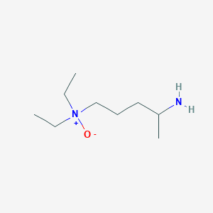 molecular formula C9H22N2O B14438697 4-Amino-N,N-diethylpentan-1-amine N-oxide CAS No. 80242-27-9