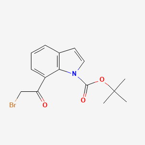 tert-Butyl 7-(2-bromoacetyl)-1H-indole-1-carboxylate