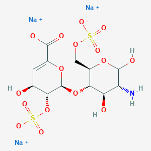 molecular formula C12H16NNa3O16S2 B1443876 Heparin disaccharide I-H sodium salt CAS No. 136098-04-9