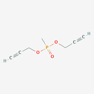 molecular formula C7H9O3P B14438780 Diprop-2-yn-1-yl methylphosphonate CAS No. 79288-98-5