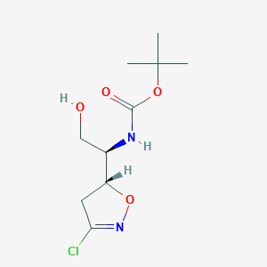 (R,R)-5-(1-Boc-amino-2-hydroxyethyl)-3-chloro-4,5-dihydroisoxazole