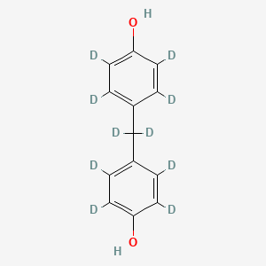 molecular formula C13H12O2 B1443880 p,p'-Bisphenol F-d10 CAS No. 1794786-93-8