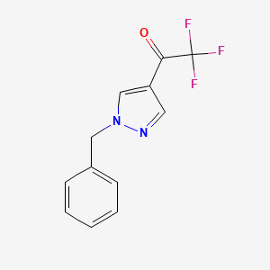 1-(1-benzyl-1H-pyrazol-4-yl)-2,2,2-trifluoroethan-1-one