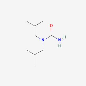 molecular formula C9H20N2O B14438815 N,N-Bis(2-methylpropyl)urea CAS No. 77464-06-3