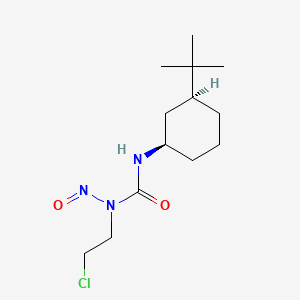 molecular formula C13H24ClN3O2 B14438817 cis-1-(3-tert-Butylcyclohexyl)-3-(2-chloroethyl)-3-nitrosourea CAS No. 74751-36-3