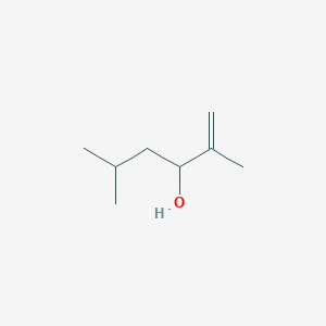 molecular formula C8H16O B14438842 2,5-Dimethylhex-1-en-3-ol CAS No. 77722-56-6
