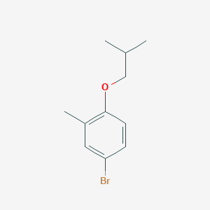 molecular formula C11H15BrO B1443885 4-Bromo-2-methyl-1-(2-methylpropoxy)benzene CAS No. 1309933-10-5