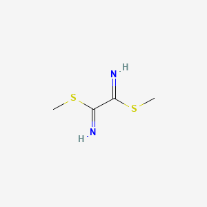 molecular formula C4H8N2S2 B14438882 Dimethyl ethanediimidothioate CAS No. 79844-63-6