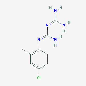 molecular formula C9H12ClN5 B14438901 Imidodicarbonimidic diamide, N-(4-chloro-2-methylphenyl)- CAS No. 79868-83-0