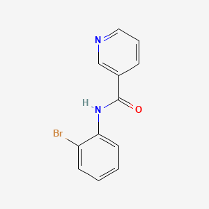 molecular formula C12H9BrN2O B14438903 n-(2-Bromophenyl)pyridine-3-carboxamide CAS No. 75075-29-5