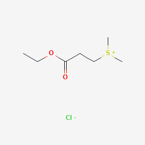 molecular formula C7H15ClO2S B14438953 Dimethyl-(3-ethoxy-3-oxopropyl)sulfonium chloride CAS No. 75819-66-8