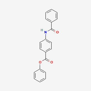 molecular formula C20H15NO3 B14438961 Phenyl 4-benzamidobenzoate CAS No. 78079-48-8