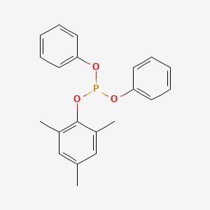 molecular formula C21H21O3P B14438964 Diphenyl 2,4,6-trimethylphenyl phosphite CAS No. 74388-15-1