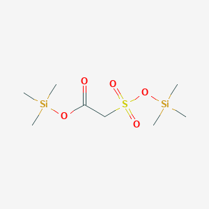 molecular formula C8H20O5SSi2 B14438981 Trimethylsilyl {[(trimethylsilyl)oxy]sulfonyl}acetate CAS No. 74692-09-4