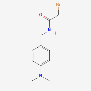 molecular formula C11H15BrN2O B1443900 2-Bromo-n-[4-(dimethylamino)benzyl]acetamide CAS No. 1339403-46-1