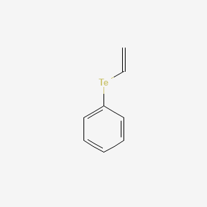 molecular formula C8H8Te B14439000 Benzene, (ethenyltelluro)- CAS No. 78984-37-9