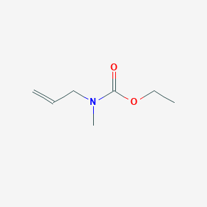 molecular formula C7H13NO2 B14439001 ethyl N-methyl-N-prop-2-enylcarbamate CAS No. 77116-78-0