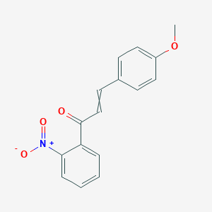 molecular formula C16H13NO4 B14439033 3-(4-methoxyphenyl)-1-(2-nitrophenyl)prop-2-en-1-one CAS No. 74599-23-8