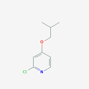 molecular formula C9H12ClNO B1443911 2-Chloro-4-(2-methylpropoxy)pyridine CAS No. 1288995-05-0