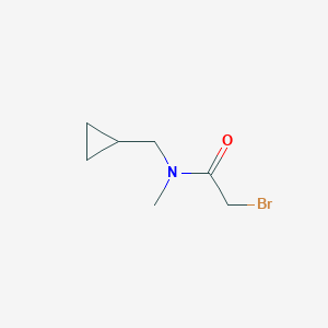 molecular formula C7H12BrNO B1443915 2-bromo-N-(cyclopropylmethyl)-N-methylacetamide CAS No. 1270785-91-5