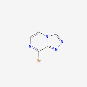 molecular formula C5H3BrN4 B1443917 8-Bromo-[1,2,4]triazolo[4,3-a]pyrazine CAS No. 1341878-31-6