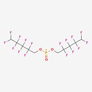 molecular formula C10H6F16O3P+ B14439174 Bis[(2,2,3,3,4,4,5,5-octafluoropentyl)oxy](oxo)phosphanium CAS No. 79339-01-8