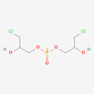 molecular formula C6H12Cl2O5P+ B14439204 Bis(3-chloro-2-hydroxypropoxy)(oxo)phosphanium CAS No. 75883-34-0