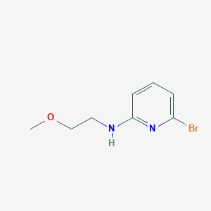 molecular formula C8H11BrN2O B1443921 6-bromo-N-(2-methoxyethyl)pyridin-2-amine CAS No. 1289080-58-5