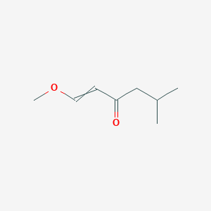 molecular formula C8H14O2 B14439253 1-Methoxy-5-methylhex-1-en-3-one CAS No. 74074-60-5