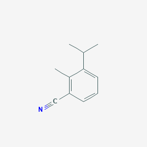 molecular formula C11H13N B144393 3-Isopropyl-2-methylbenzonitrile CAS No. 127451-01-8