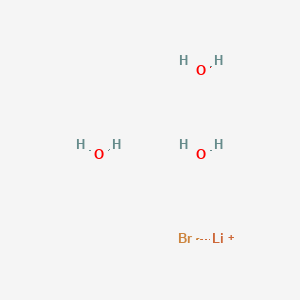 molecular formula BrH6LiO3 B14439304 Lithium bromide trihydrate CAS No. 76082-04-7