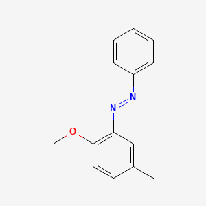 molecular formula C14H14N2O B14439313 2-Methoxy-5-methylazobenzene CAS No. 77046-80-1