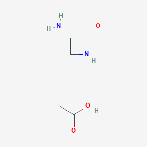3-Aminoazetidin-2-one, acetic acid