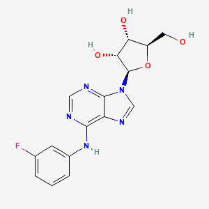 N-(3-Fluorophenyl)adenosine