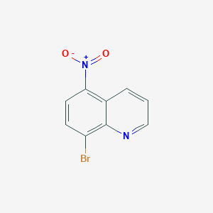 molecular formula C9H5BrN2O2 B144396 8-Bromo-5-nitroquinoline CAS No. 139366-35-1