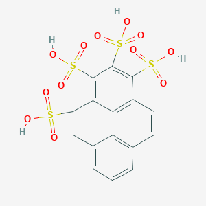 molecular formula C16H10O12S4 B14439651 Pyrenetetrasulfonic acid CAS No. 74998-39-3