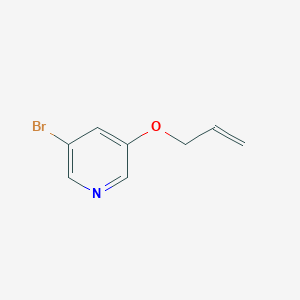 molecular formula C8H8BrNO B1443971 Pyridine, 3-bromo-5-(2-propen-1-yloxy)- CAS No. 897395-96-9